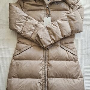 Cole Haan Tan Puffer Coat